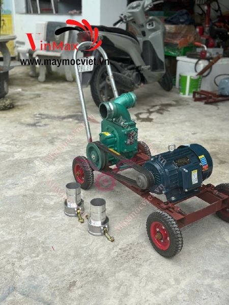 Máy hút bùn thải chống tắc cánh thép 4kW 3 pha Turbo TBH4380