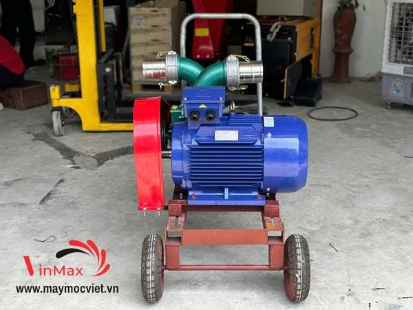 Máy bơm hút bùn chất thải lẫn rác 2 đầu họng 100mm chống tắc 15KW TB1015