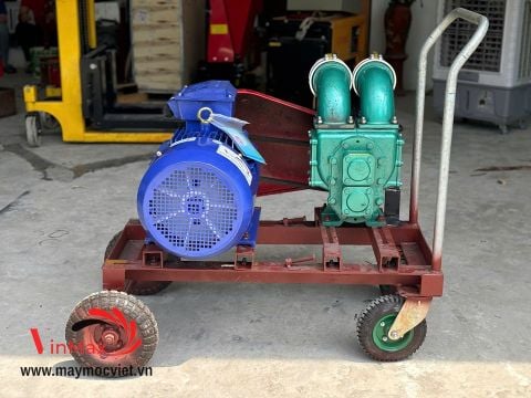 Máy bơm hút bùn chất thải lẫn rác 2 đầu họng 100mm chống tắc 15KW TB1015