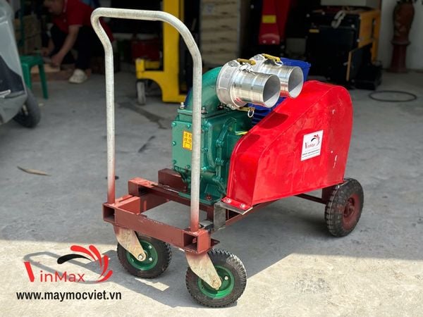 Máy bơm hút bùn chất thải lẫn rác 2 đầu họng 100mm chống tắc 15KW TB1015