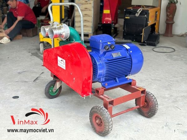 Máy bơm hút bùn chất thải lẫn rác 2 đầu họng 100mm chống tắc 15KW TB1015