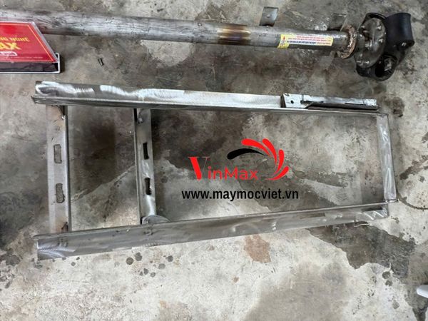 Dàn Hút Bùn Inox 2.5m Cốt 42 Mặt Bích 4 Cánh Turbo TBH2500