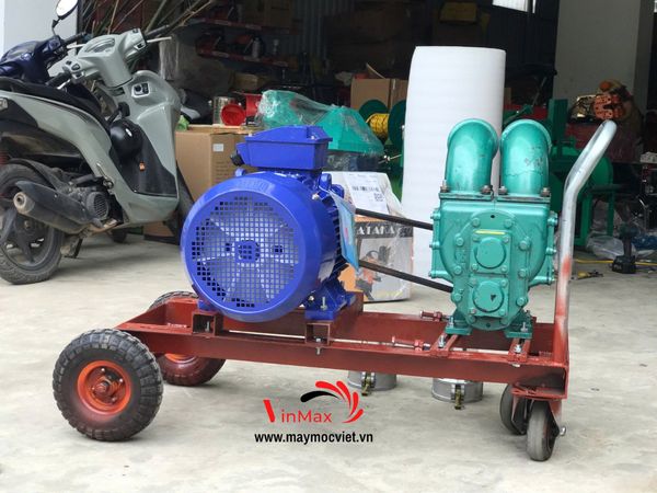 Máy bơm hút bùn chất thải lẫn rác 2 đầu họng 100mm chống tắc 11KW Turbo TB1011