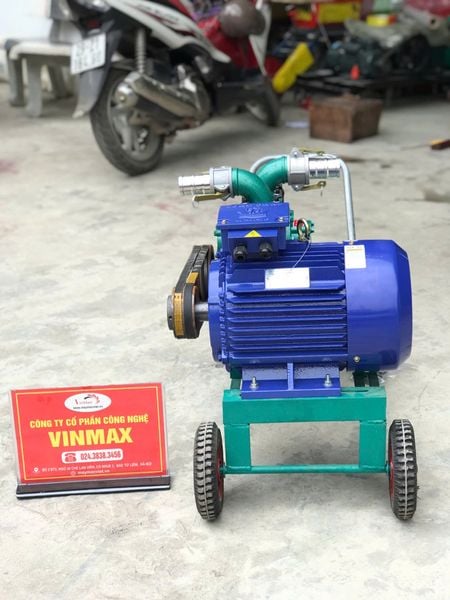 Máy Hút Bùn Chống Tắc Họng Xả 50 Motor 5.5kW Turbo 5055