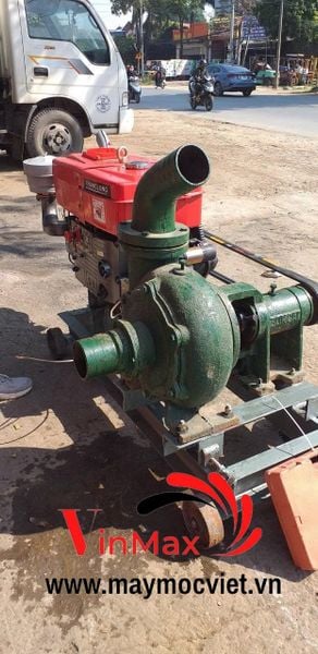 Máy Bơm Hút Cát Đầu Nổ Diesel D24-100 Turbo TB24100