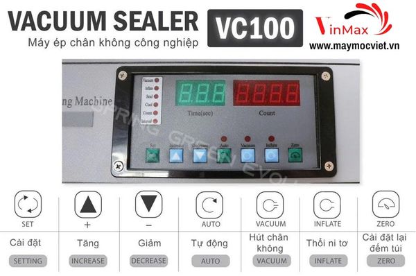 Máy hút chân không công nghiệp VC100-60