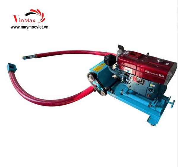 Máy hút nông sản, hút hạt 2 đầu 15 mét dùng đầu nổ 15HP Turbo TBH15
