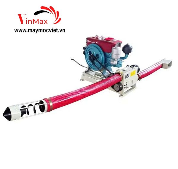 Máy hút nông sản, hút hạt 2 đầu 15 mét dùng đầu nổ 15HP Turbo TBH15