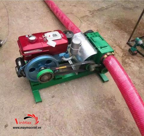 Máy hút nông sản, hút hạt 2 đầu 15 mét dùng đầu nổ 15HP Turbo TBH15