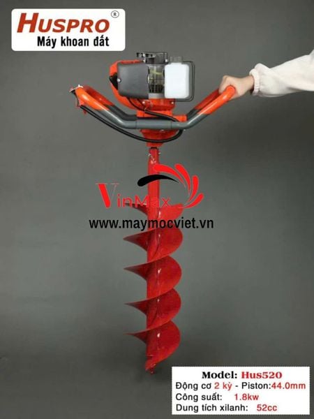 Máy khoan đất 2 thì Huspro HUS520