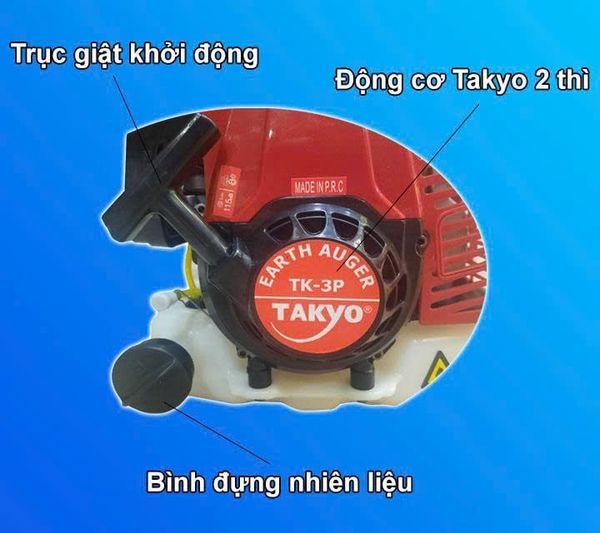Máy khoan đất bánh xe di chuyển Takyo TK3P