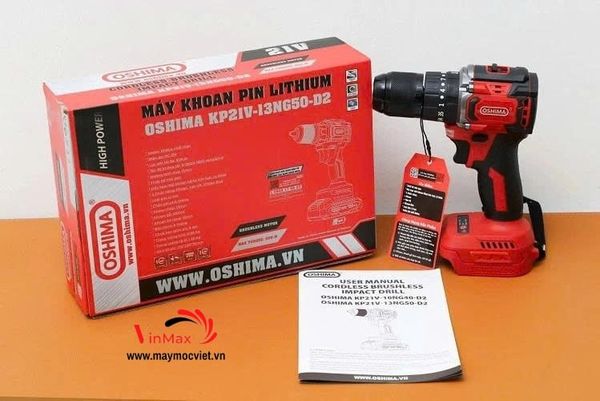 Máy Khoan Pin Lithium Oshima KP21V-13NG50-D2