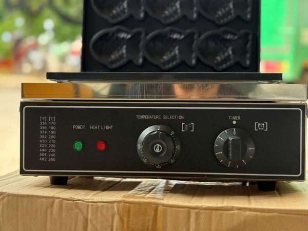 Máy làm bánh cá 6 con dùng điện loại nhỏ Vinmax JC113