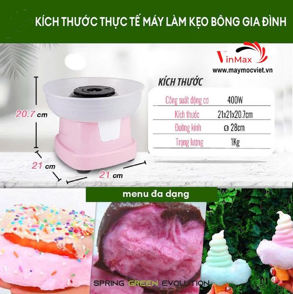 Máy Làm Kẹo Bông Gia Đình VM-K400