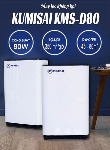 Máy lọc không khí Kumisai KMS‑D80