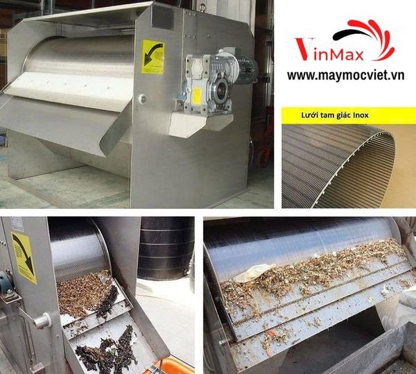 Máy Lược Rác, Tạp Chất Trống Quay Trong Nước Thải Turbo LTB600