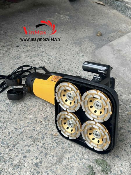 Máy Mài Sàn Bê Tông Cầm Tay 4 Đĩa Mài 3800W ZX32