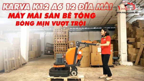 Máy mài sàn bê tông K12 A6 (có biến tần)