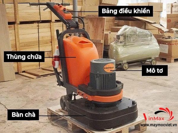 Máy mài sàn bê tông K12 A6 (có biến tần)