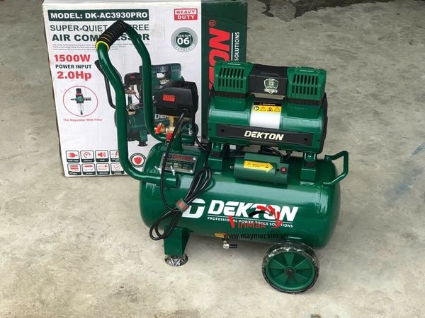 Máy Nén Khí Không Dầu 30 lít Dekton DK-AC3930Pro