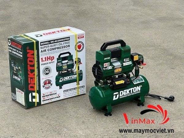 Máy Nén Khí Không Dầu Dekton DK-AC2908XPRO (8 Lít – 1.1HP)