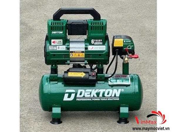 Máy Nén Khí Không Dầu Dekton DK-AC2908XPRO (8 Lít – 1.1HP)