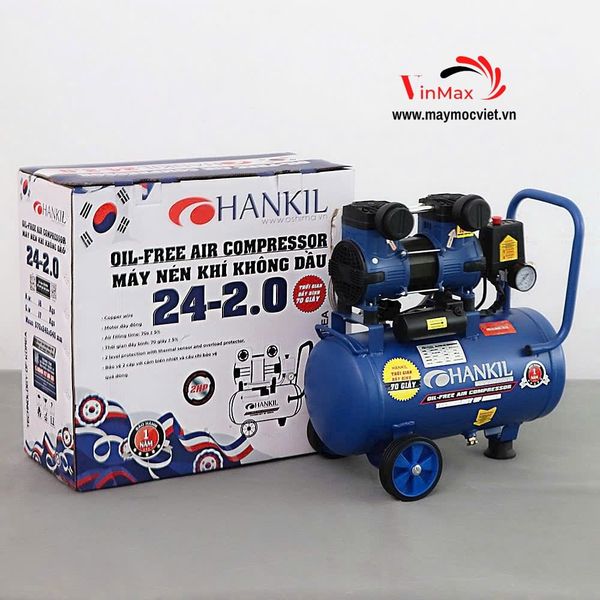 Máy Nén Khí Không Dầu HANKIL 24-2.0 – 2.0HP