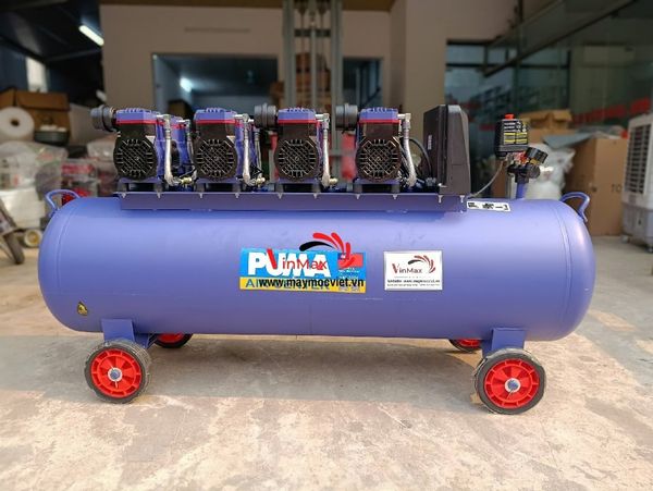 Máy nén khí không dầu giảm âm Puma 150 lít 5.5HP