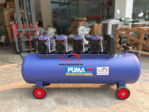 Máy nén khí không dầu giảm âm Puma 150 lít 5.5HP