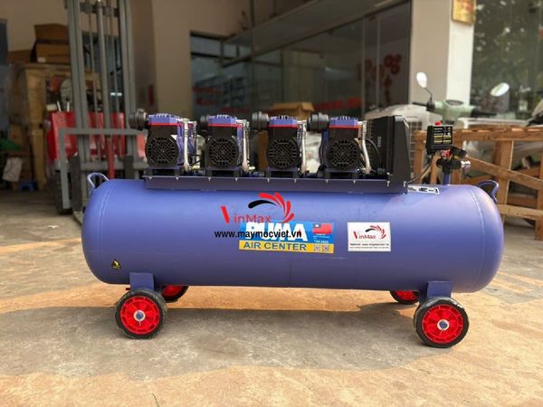Máy nén khí không dầu giảm âm Puma 150 lít 5.5HP