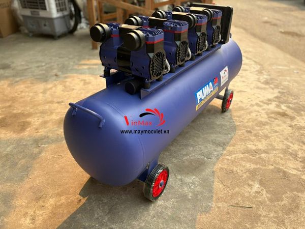 Máy nén khí không dầu giảm âm Puma 150 lít 5.5HP