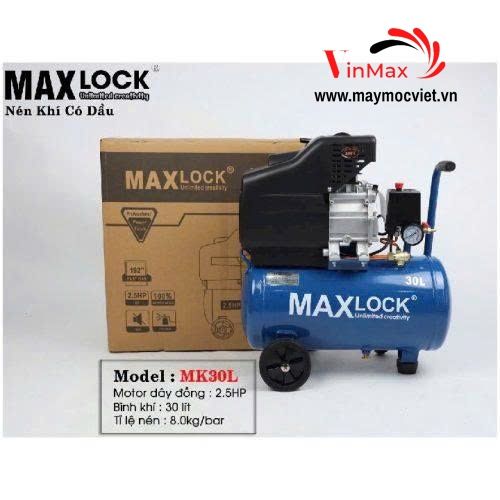 Máy Nén Khí Có Dầu MAXLOCK MK30L 2.5HP 30L