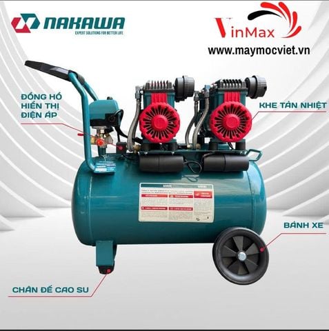 Máy Nén Khí Không Dầu Nakawa NK-36H48L