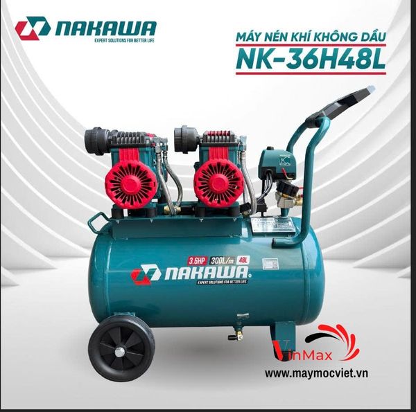 Máy Nén Khí Không Dầu Nakawa NK-36H48L