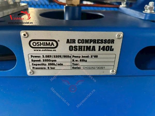 Máy nén khí có dầu Oshima 140 L