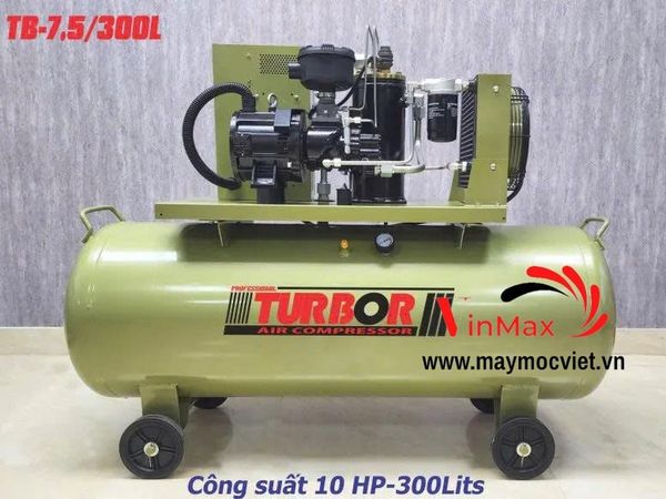 Máy nén khí trục vít di động mini TurBor TB-7.5/300L 10HP