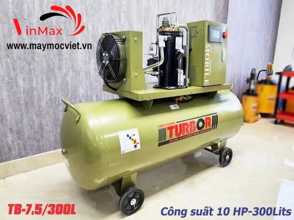 Máy nén khí trục vít di động mini TurBor TB-7.5/300L 10HP