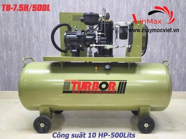Máy nén khí trục vít di động TurBor TB-7.5H/500L 10HP
