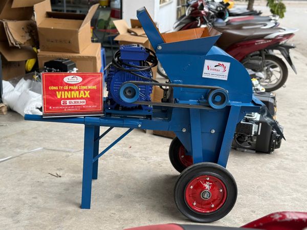 Máy nghiền đất, phân bò 3 pha 42 búa 16 dao Turbo TBN375