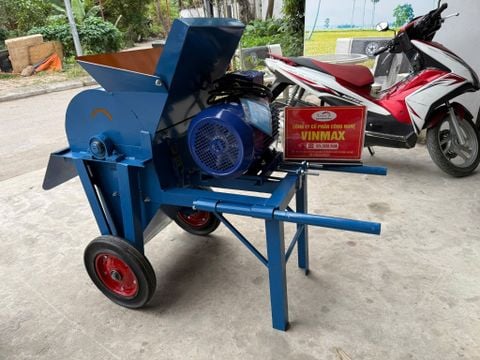 Máy nghiền đất, phân bò 3 pha 42 búa 16 dao Turbo TBN375
