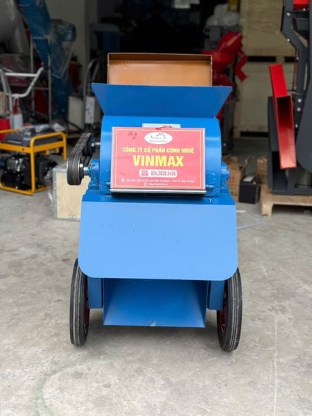 Máy nghiền đất, phân bò 3 pha 42 búa 16 dao Turbo TBN375