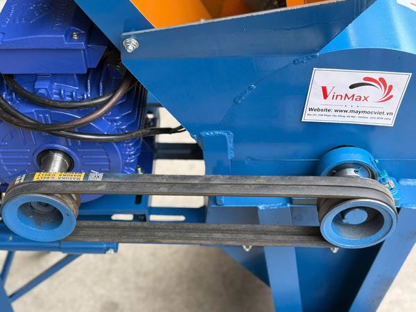 Máy nghiền đất, phân bò 3 pha 42 búa 16 dao Turbo TBN375