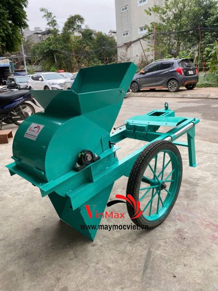 Máy Nghiền Đất, Phân Bò Gắn Đầu Nổ Turbo TBN08