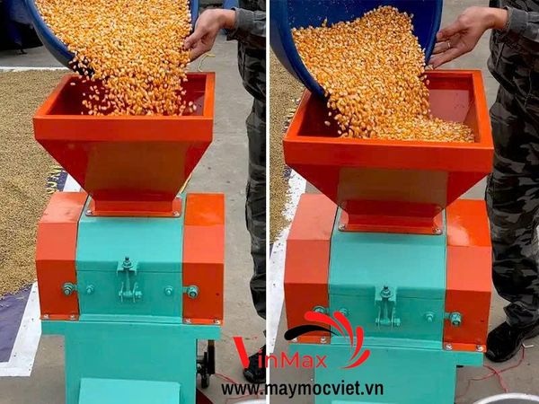 Máy Nghiền Ngô Vỡ Mảnh 1 Pha Turbo TBN700