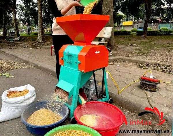 Máy Nghiền Ngô Vỡ Mảnh 1 Pha Turbo TBN700
