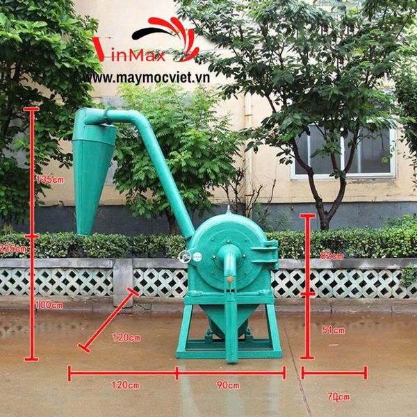 Máy nghiền thức ăn cho Gia súc, Gia cầm, Cá Turbo TBX60