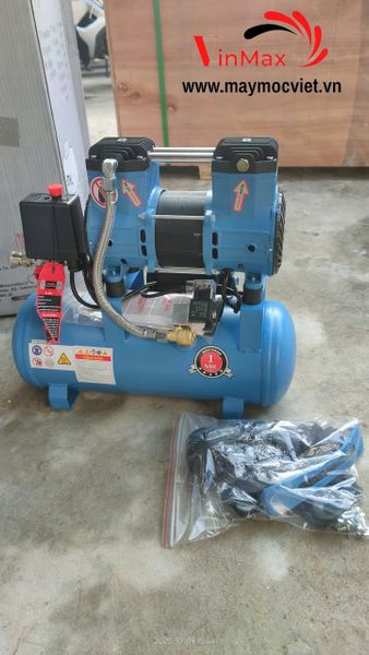 Máy Nén Khí Không Dầu giảm âm Mitsukaisho 12L – 1.5HP new