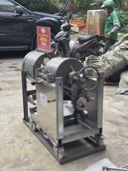 Máy Nổ Bỏng Hạt Gạo Dùng Gas Turbo TBG70 (Năng Suất 7Kg)