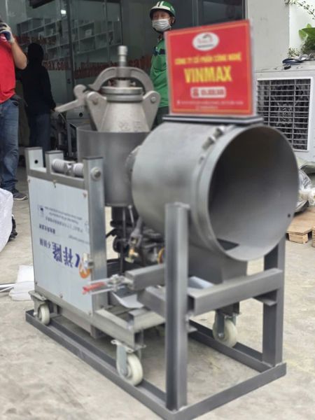 Máy Nổ Bỏng Hạt Gạo Dùng Gas Turbo TBG70 (Năng Suất 7Kg)