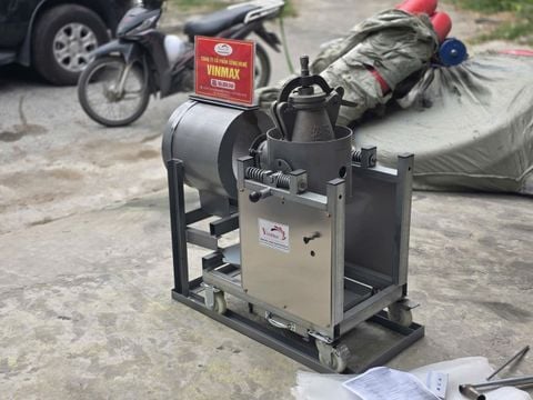 Máy Nổ Bỏng Hạt Gạo Dùng Gas Turbo TBG70 (Năng Suất 7Kg)